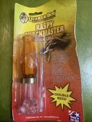 QUAKER BOY RASPY QUACKMASTER DOUBLE REED DUCK CALL NOS ACRYLIC USA HUNTING