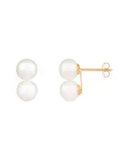 Splendid Pearls 14K 6-6.5mm Freshwater Pearl Earrings