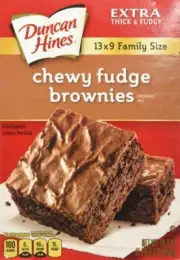 Duncan Hines Chewy Fudge Family Size Brownie Mix (18.3 OZ, 12 Per Case)