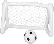 Yardwe 1 Set Portable Soccer Goal Foldable Indoor and Outdoor Football Net for Youth Training Quick Assembly Sturdy Design Fun Backyard Activity for Boys