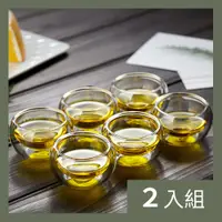 在飛比找PChome24h購物優惠-【CS22】耐熱雙層玻璃真空品茶杯(6個/入)-2入