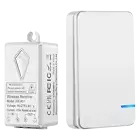 Wireless Remote Light Switch No Wiring No WiFi Waterproof for Lamp,Ceiling Light