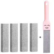 5 PCS Pumice Stone Cleaning Stick Seat Toilet Limescale Rust Stain Dirt Removal