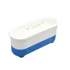 Blue Mini Ultrasonic Jewelry Cleaner Denture Eye Glasses Coin Cleaning Machine F