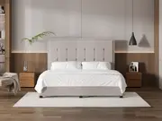My Style Framed Headboard & Standard Base - Super King / Haze / Drawer Base