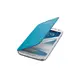 SAMSUNG 三星 Galaxy Note2 N7100 原廠書本式側掀皮套-天藍色