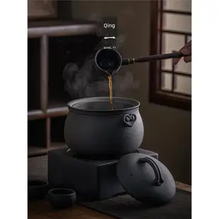 清一丨中式火山石懸浮煮茶器 電陶爐新款復古高端煮茶壺器煮茶爐