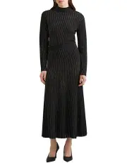 [David Lawrence] Felix Knit Top in Black Sparkle