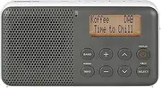 Sangean DPR-64 DAB/FM Compact Radio, White/Grey