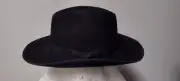 Brand New Unworn Cowboys Hat Black Wool Felt