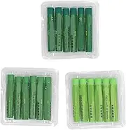 18PCS Oil Pastels Set, Vibrant Pastel Sticks, Forest Green Series Oil Crayons Pastels, Blending Shading Oil Crayons, Soft Oil Pastels for Impasto Stenciling Dotting