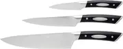 Scanpan Classic 3-Piece Kitchen Knife Set, Black