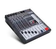 Boytone BT-60MX, 6 Channel Bluetooth Audio Mixer - DJ Sound Controller, USB M...