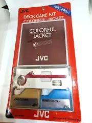 JVC DECK CARE KIT COLORFUL JACKET INDEX CARDS Blank Cassette Tape (Sealed) NEW
