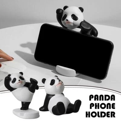 Panda Phone Holder Explosive Cartoon Panda Stand Mobile Phone Tablet Unive L0F6