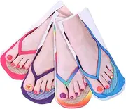 [COMPUKAS] 4Pairs Creative Ankle Socks for Women Men of Fun and Fashionable Short Stockings Deep and present Occasion