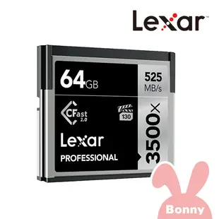 【Lexar】Professional 3500x CFast 2.0 記憶卡 64GB (雷克沙 CF卡 高階卡)