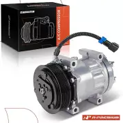 A/C Compressor w/ Clutch for Kenworth T660 T680 T880 Peterbilt 365 389 7-Groove