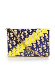 2016 Velvet Monogram Diorama Crossbody Bag