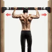 HAKENO Pull up Bar No Screw Installation Doorway Chin up Bar Adjustable Width...
