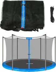 Replacement Safety Net Enclosure for 15ft Round Frame Trampoline With 6 Poles
