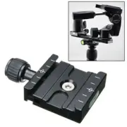 QR-50 Quick Release Plate Clamp For Arca SWISS RRS Manfrotto Tripod Ball Head