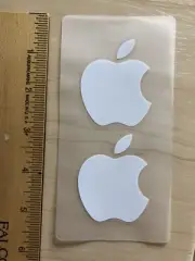 Authentic Apple White Logo Sticker Decal iphone ipod