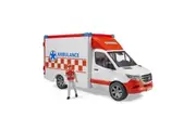 Bruder 1:16 Mercedes G3 Sprinter Ambulance Vehicle w Driver Light & Sound 4y+