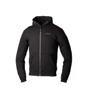 Zip Through Urban Hoodie Black