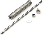 LUMIXE 1 Piece 3mm Marine RC Boat Prop Shafts and Shaft Sleeve Tuber Set with Bearing Ship Model Shaft Assembly (Color : Shaft 25 Sleeve 20cm)