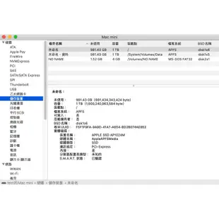 蘋果 Apple Mac Mini 2018 迷你主機 A1993 蘋果電腦 蘋果主機 繪圖 PS 影音