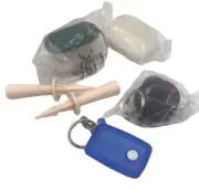 Tupperware Tiny Treasures Keychain Magnet Vintage Set