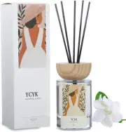 Reed Diffuser Set, 4oz(120ml) Jasmine&Gardenia Natural Scent Oil Gardenia