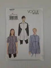 Vogue Sewing Pattern 9170 V9170 Misses Semi-fitted Top Pattern Size 6-14 NEW