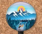 Badge Reel - Blue Mountains Scenic Retractable ID Holder 8230