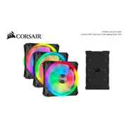 Corsair QL120 RGB Triple Fan Kit with Lighting Node Core, ICUE, 120mm RGB LED PWM Fan 26dBA, 41.8 CFM, 3 Fan Pack