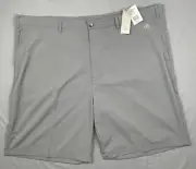 NWT Adidas Golf Shorts Mens Size 52 Performance Gray Climalite Big and Tall 10"