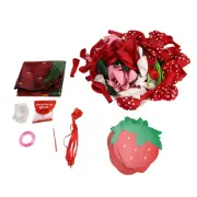 Strawberry Balloon Arch, 157 PCS Strawberry Balloon with Red Green Latex5331