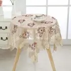 Rectangular/Square/Round Embroidered Lace Tables Cloth for Wedding Table Decor