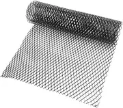 MagiDeal 40x13inch Rhombus Shape Grille for Car Grill 10x20mm, Black