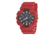 Casio G-Shock GA-100B-4ADR Mens Red Analogue Digital Sport Watch 200M Resin Band