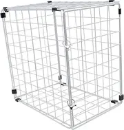 1pc Foldable Cat Cage Outdoor Enclosure for Pets Pet Supplies Cat Crates for Indoor Dog Cage Pet Cages Puppy Fence Indoor Car Cat Cage Dog Kennel Pet Fencing Cat Carrier Iron White