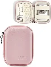 Linpr Digital Camera Case Compatible with CAMKORY/for Kodak PIXPRO/for Lecran/for VAHOIALD/for Canon IXUS 285 HS, Pink, Simple