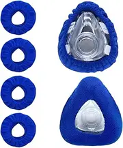 4-Pack Large Mask Liners Compatible with Cpap' Masks Cushion Comfortable Reusable Cushioned Mask Covers, Absorb Facial Oils and Moisture to Improve Mask Wear Comfort (Large Size)