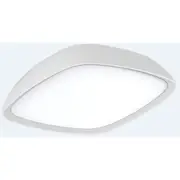 DOCCIA Wall Light Surface Mounted 20W Square White 3000K IP65 Opal Diffuser Rounded 920LM