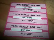 3 Kinks You Really Got Me / Attitude Jukebox Title Strips