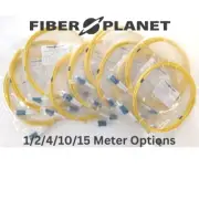 (100 Pack) LC to LC UPC OS2 Duplex Single-Mode Fiber Optic Patch Cable - Jumper