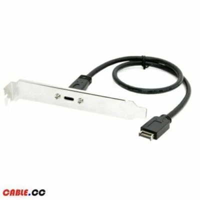 CY USB-C USB 3.1 Front Panel Header ASUS to Type-C Extension Cable 40cm 10Gbps