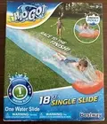 H2OGO! 18ft Single Water Slide Bestway RUN SLIP SLIDE SPLASH W/ DRENCH POOL