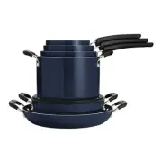 Tramontina 11 Piece Nesting Cookware Set Nonstick Dishwasher Safe Cookware